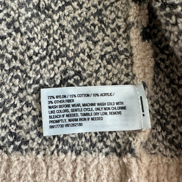 Girls Cat & Jack Leopard Print Open Cardigan Sweater XS (4/5) Beige Black Fuzzy - Picture 6 of 6